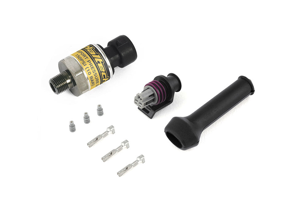 Haltech 150 PSI Motorsport Fuel/Oil/Wastegate Pressure Sensor (Stainless Steel Diaphragm) - HT-010910