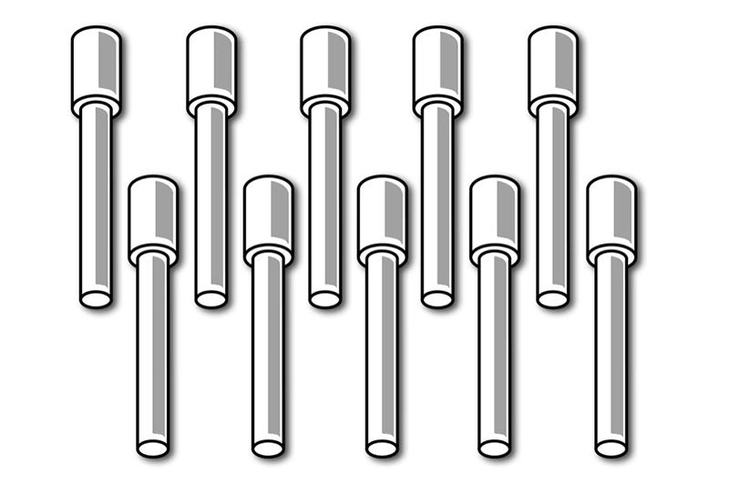 Haltech Plastic AMP Superseal Connector Waterproofing/Blanking Pins Only - Pack of 10 - HT-030052