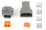 Haltech Plug and Pins Only - Matching Set of Deutsch DTM-8 Connectors (7.5 Amp) - HT-031016