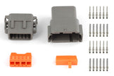 Haltech Plug and Pins Only - Matching Set of Deutsch DTM-12 Connectors (7.5 Amp) - HT-031017