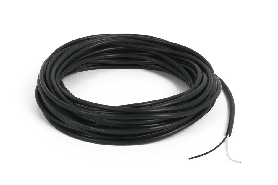 Haltech Cable - Multicore - 2 x 22AWG (Black/White) - 10M (32') - HT-039205