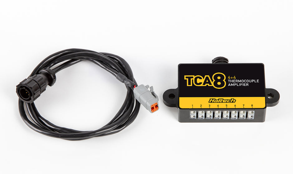 Haltech TCA-8 (4+4) Eight Channel Thermocouple Amplifier Programmed as TCA-4A and TCA-4B - HT-059908