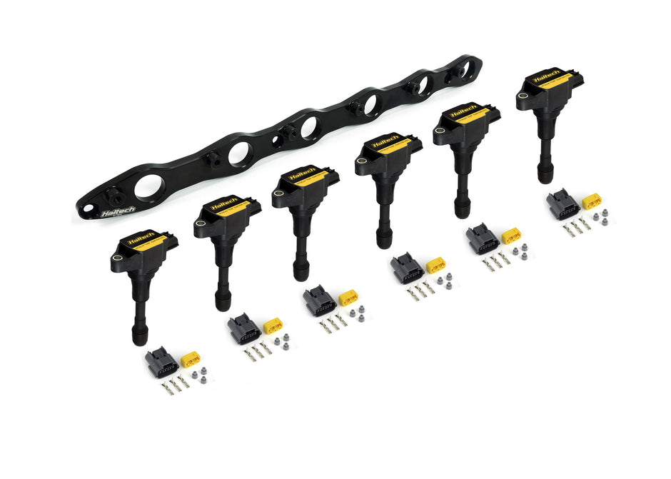 Haltech R35 Coil Bracket Kit for Nissan RB Includes Bracket, Coils and Connectors - HT-120202