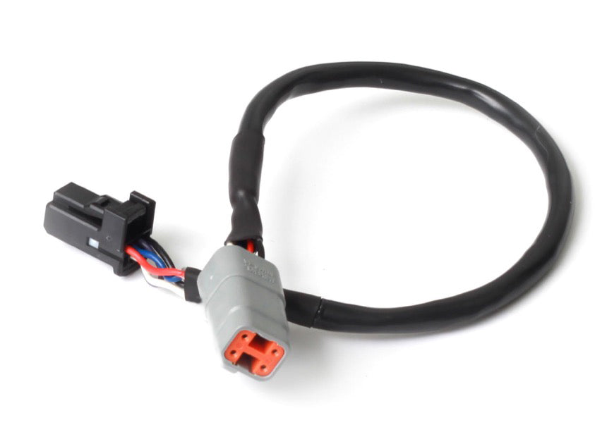 Haltech Elite CAN Cable DTM-4 to 8 pin Black Tyco 150mm (6") - HT-130031