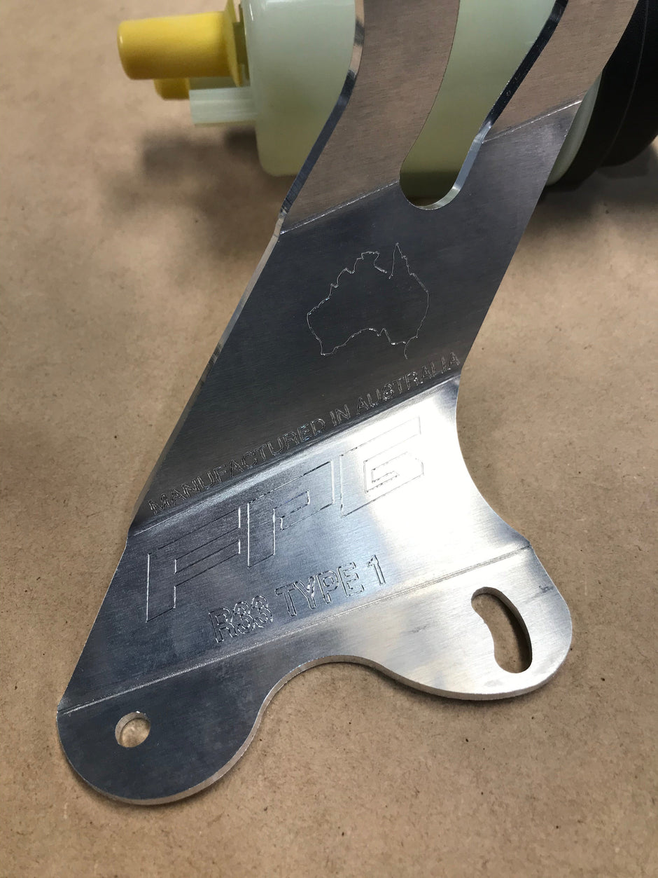 FPG Power Steering Reservoir and Bracket Nissan Skyline R Chassis FPG-099 ( INTERNAL LISTING)
