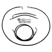 GKTech - Stainless steel braided teflon lined ABS Delete kit - RHD - ABSB-RHD