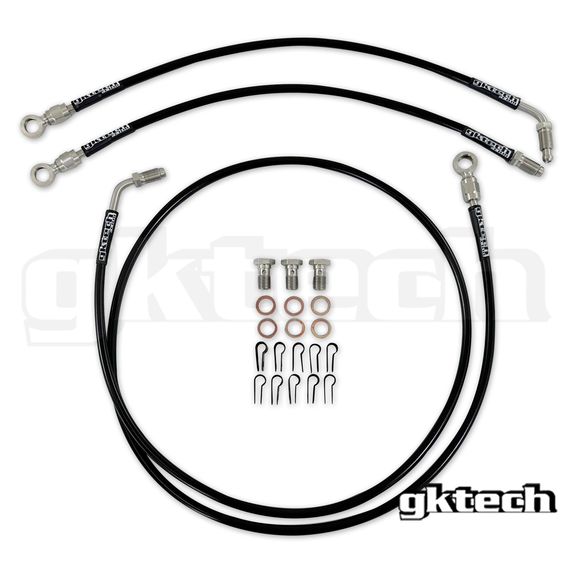 GKTech - 240sx/Skyline Engine bay brake line delete kit - RHD - HARD-DLTE
