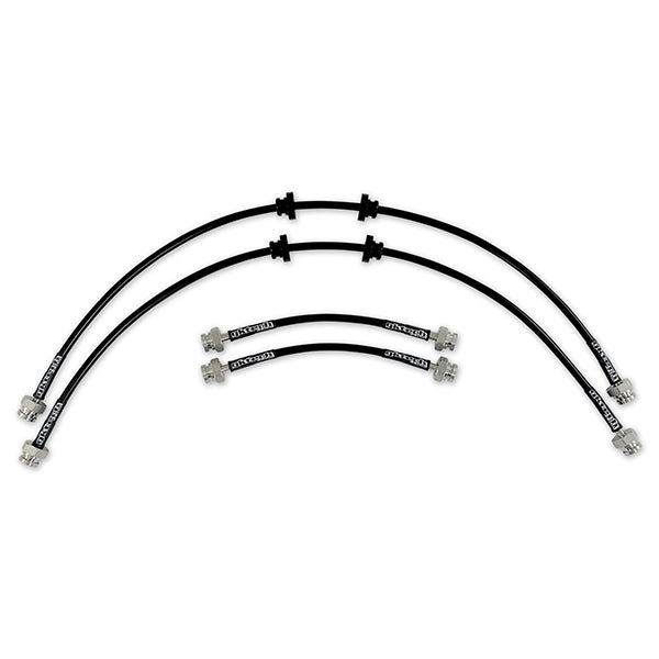 GKTech - Z32 300zx braided brake lines - Hard line delete Front and Rear set - Z32X-HDDL