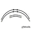 GKTech - Z32 300zx braided brake lines - Hard line delete Front and Rear set - Z32X-HDDL
