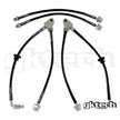 GKTech - R33 GTS-T braided brake lines - Rear Brake Lines Only - REAR-CONV