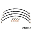 GKTech - Lexus/Toyota IS300 Braided Brake Lines (Front & Rear set) - IS20-BRKE