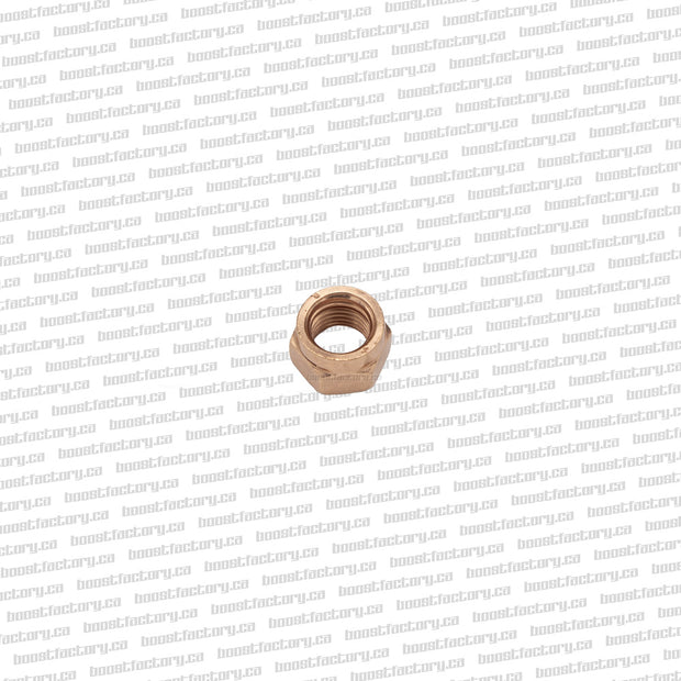 M10 x 1.25mm Metric Nut, Copper Slotted Nut.