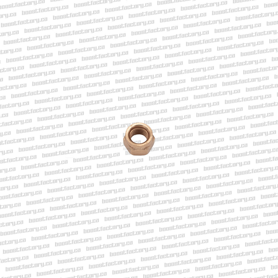 M10 x 1.5mm Metric Nut Coarse Thread, Copper Slotted Nut.