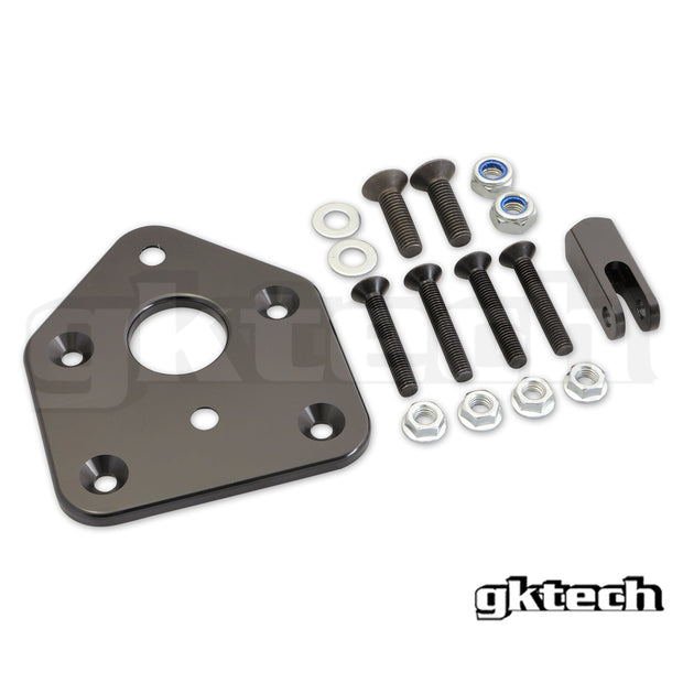 GKTech - 240sx/Skyline bolt on dual master cylinder adapter plate - SCHA-2BLB