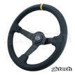 GKTech 350mm Deep Dish Perforated Steering Wheel, Red - PERF-REDX - view 5