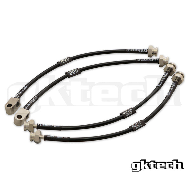 GKTech - Nissan RZ34 braided brake line kit - RZ34-BRKE