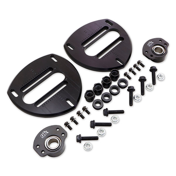 GKTech - FR-S / GR86 / BRZ camber and caster adjustable strut tops - GT86-DTOP