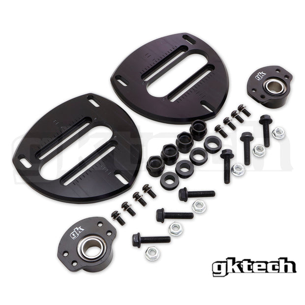 GKTech - FR-S / GR86 / BRZ camber and caster adjustable strut tops - GT86-DTOP
