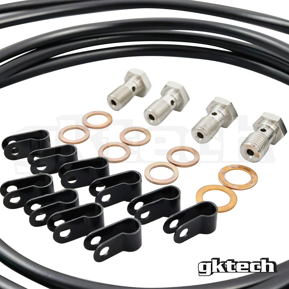 GKTech In-Line Hydraulic Handbrake Lines Type 2 Lexus IS200/IS300 - XE10-INL2 - view 5