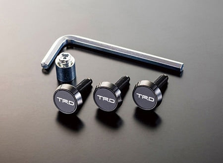 Genuine Toyota TRD License Plate Security Bolt Set M6x1.0x19 - MS010-00028