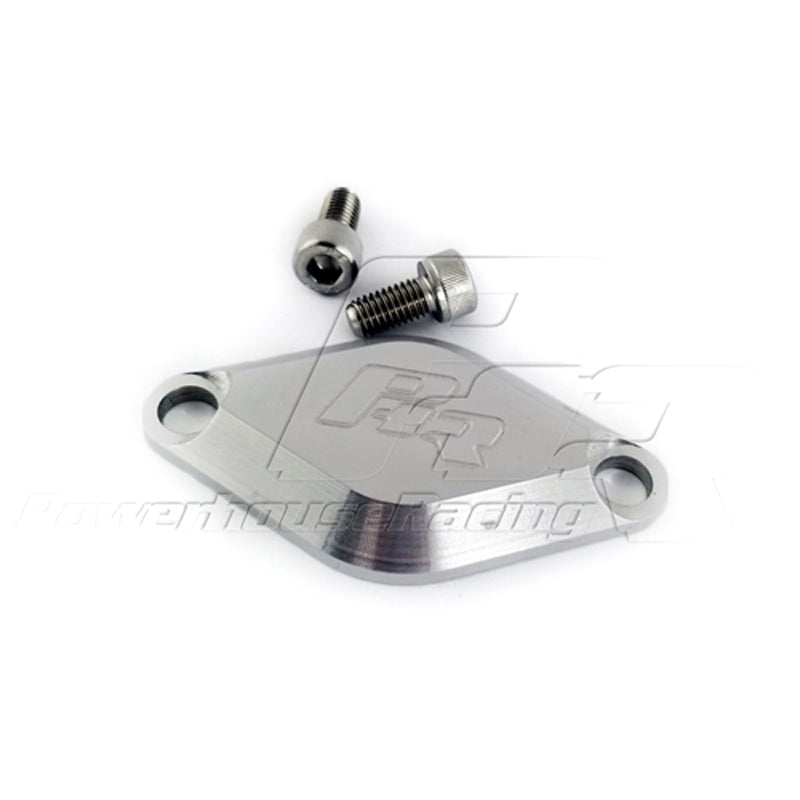 Power House Racing - PHR Billet Idle Air Control (IAC) Motor Block-Off Plate - Black - 01011057