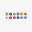 Platinum Racing Products - JZ Style Dress Up Washer, M6 Counter Sunk Hole - All Colors