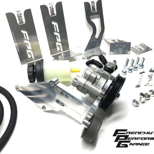 FPG Nissan RB Power Steering Kit RB20/25/26/30 Billet Mount Adjustable FPG-038
