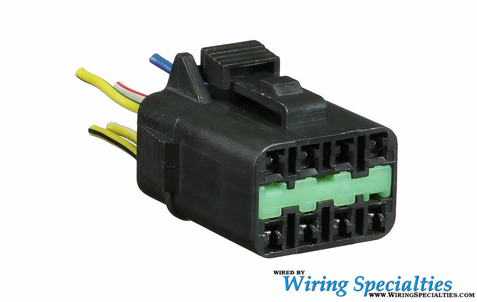 Wiring Specialties VG30 / S13 8-Pin Fuse Box Connector Gray - VG30-FBCON-3