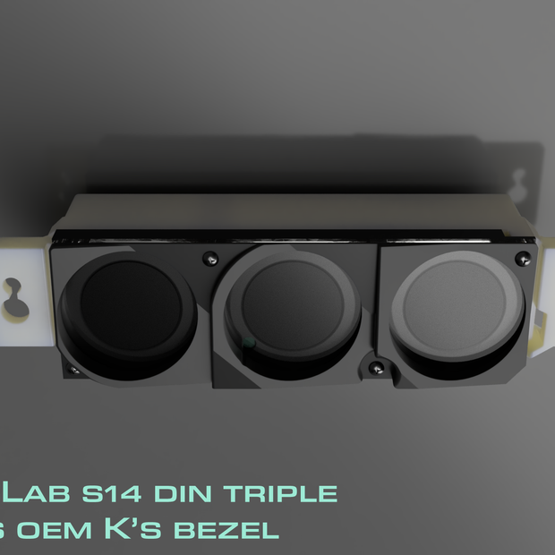 WEND Lab S14 Silvia DIN Triple CANBUS Gauge