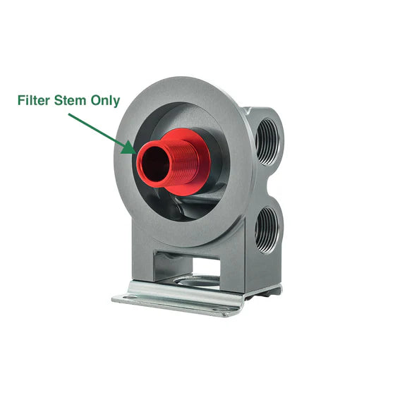 Setrab Thermostatic Remote Oil Filter Stand 77mm LTR or RTL Flow