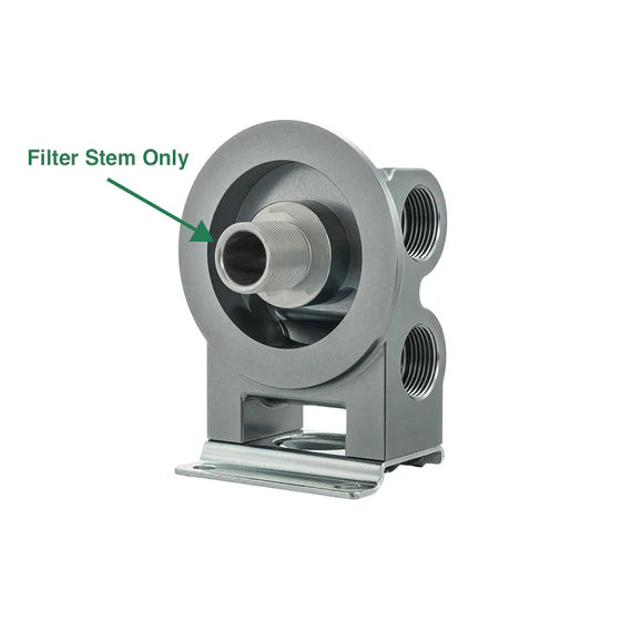 Setrab Thermostatic Remote Oil Filter Stand 77mm LTR or RTL Flow
