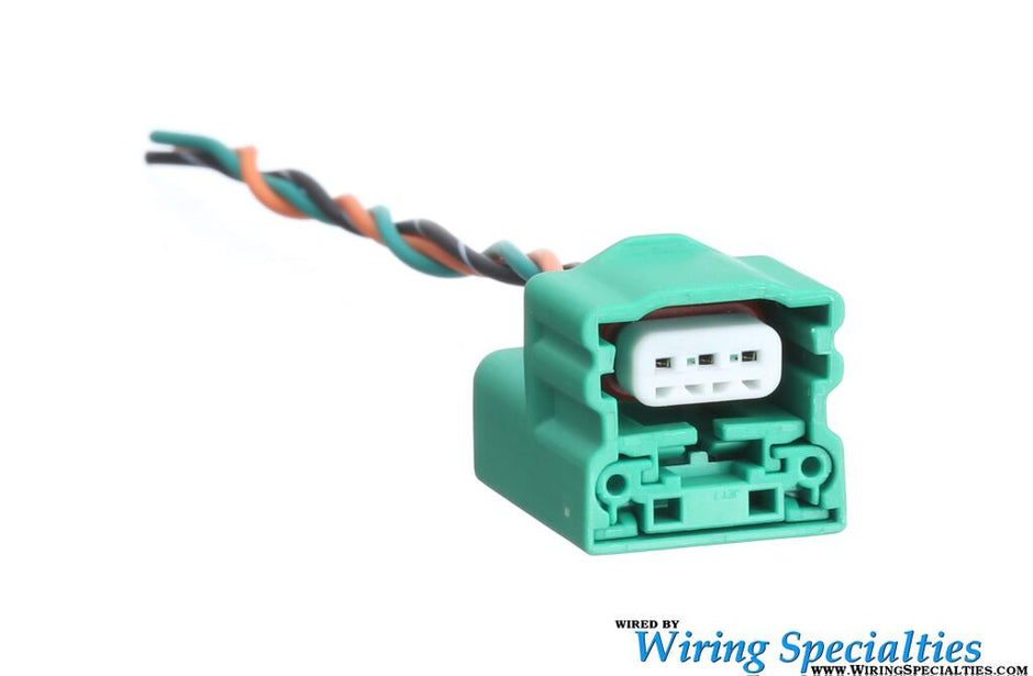Wiring Specialties VQ35 Cam Sensor Connector, Green - WRS-VQCM-GR