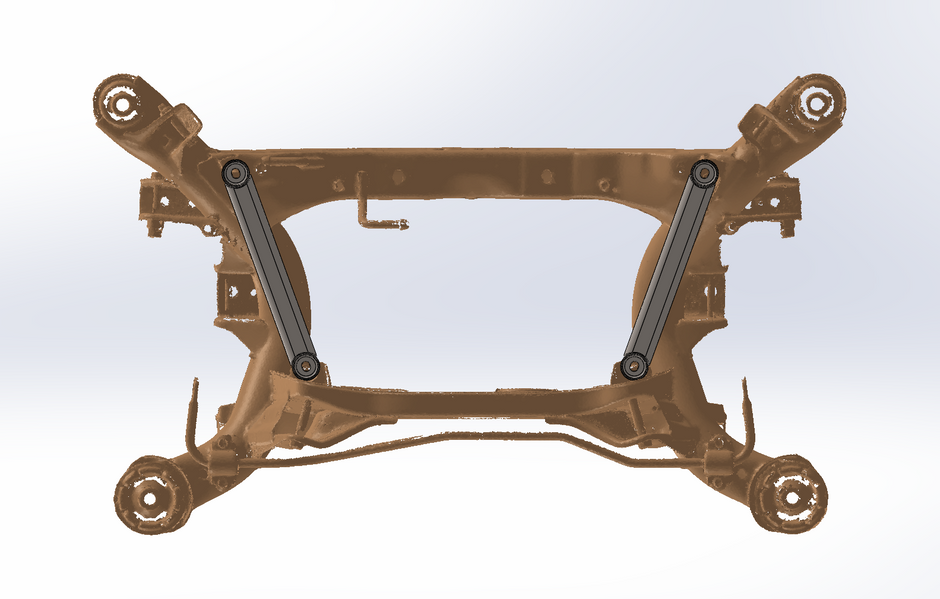 GKTech Lexus IS200/IS300 Rear Subframe Braces - XE10-SBRC - view 6