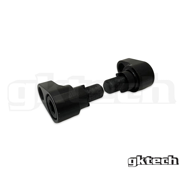 GKTech - Z34 370z high tensile offset steering rack conversion extenders - Z34X-OFFX