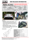 HKS Super Turbo Muffler GR Supra DB22 SZ-R - 31029-AT005 - view 2