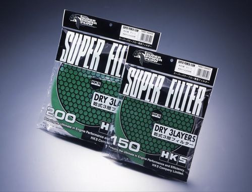 HKS Super Power Flow D150 replacement element, 3-layer dry green, 70001-AK021