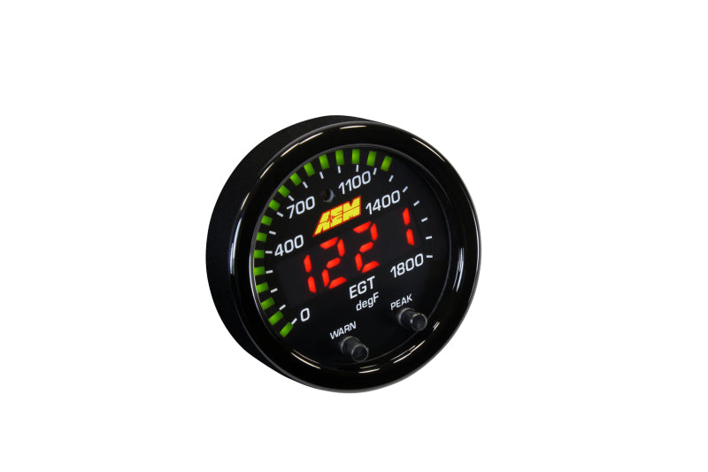 AEM X-Series EGT 0-1800F Gauge - Boost Factory
