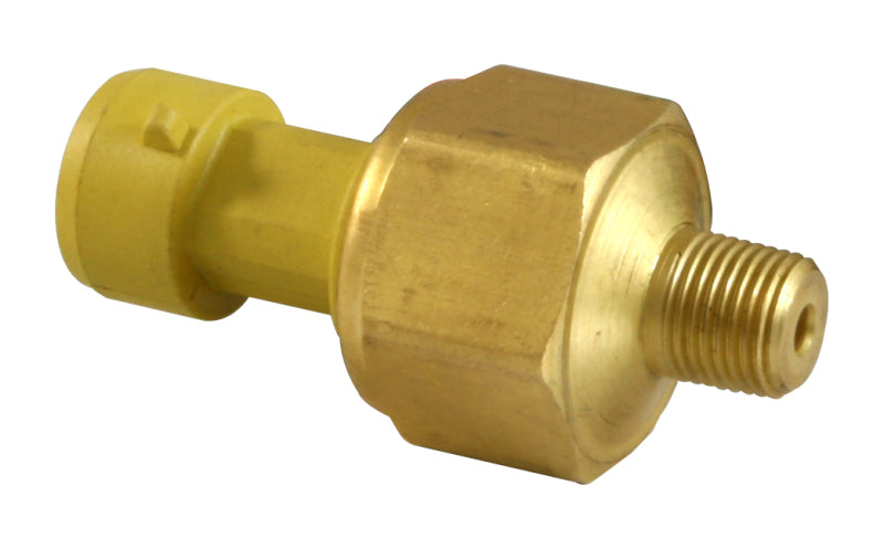 AEM 150 PSIg MAP Brass Sensor Kit (Includes 150 PSIg Brass Sensor & 12in Flying Lead Connector) - Boost Factory
