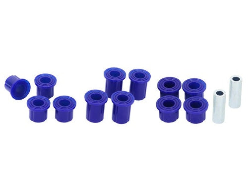 SuperPro 2005 Nissan Frontier LE Rear Leaf Spring and Shackle Bushing Kit - Boost Factory