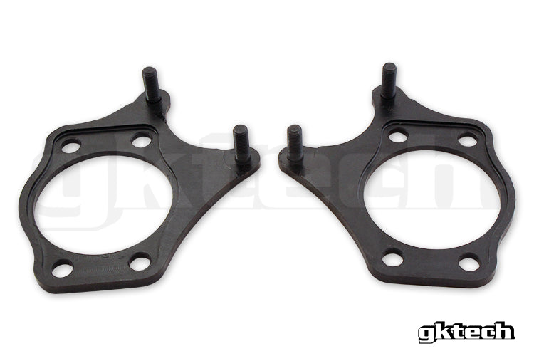 GKTech - 240sx dual caliper e-brake brackets to suit Wilwood caliper (pair) - DUAL-BRKT