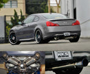 HKS 08 Infiniti G37 Coupe Dual Hi-Power Titanium Tip Cat-back Exhaust HKS32009-BN003