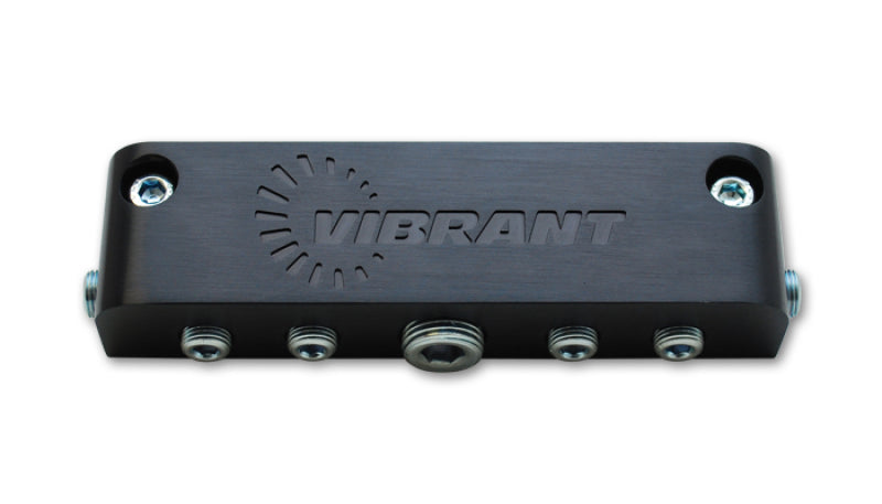 Vibrant Aluminum Vacuum Manifold (new design) - Black - Boost Factory