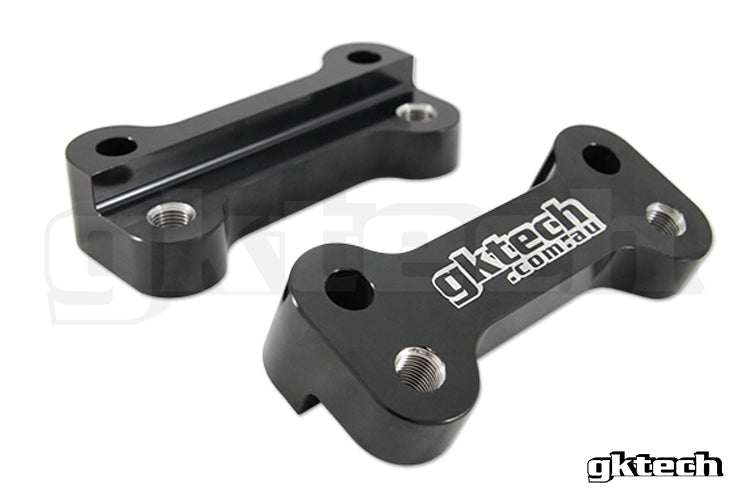 GKTech 324mm R33 GT-R Rotor Caliper Brackets - GTRX-ADPT - view 2