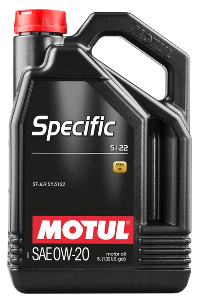 Motul 5L OEM Synthetic Engine Oil ACEA A1/B1 Specific 5122 0W20 - 107339