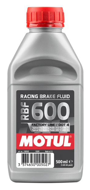 Motul 1/2L Brake Fluid RBF 600 - Racing DOT 4 - 100949