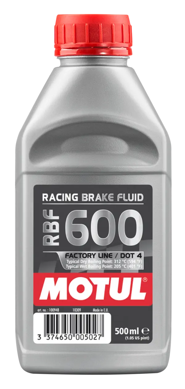 Motul 1/2L Brake Fluid RBF 600 - Racing DOT 4 - 100949