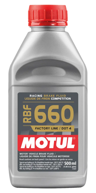 Motul 1/2L Brake Fluid RBF 660 - Racing DOT 4 - 101667