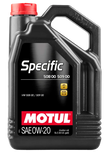 Motul 5L Specific 508 0W20 Oil - Acea A1/B1 / VW 508.00/509.00 / Porsche C20 - 107384