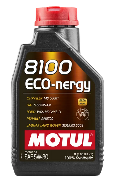 Motul 1L Synthetic Engine Oil 8100 5W30 ECO-NERGY - Ford 913C - 102782
