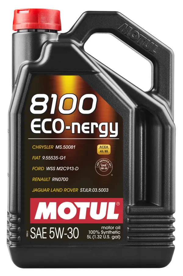 Motul 5L Synthetic Engine Oil 8100 5W30 ECO-NERGY - Ford 913C - 102898